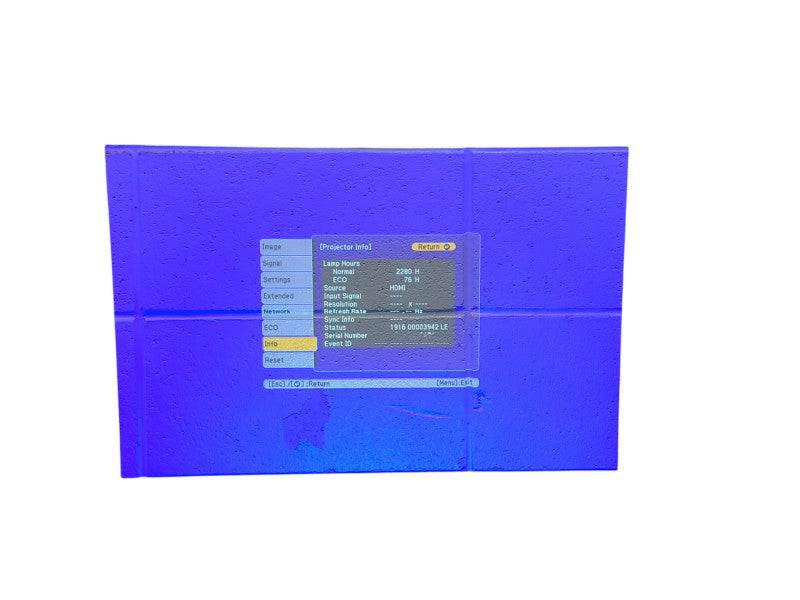 Epson EX7235 3LCD Projector 3000 Lumens 1080i w/ HDMI | H654A