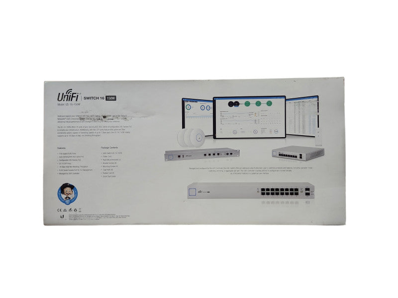 *OPEN BOX* Ubiquiti Networks UniFi US-16-150W PoE+ Gigabit Switch