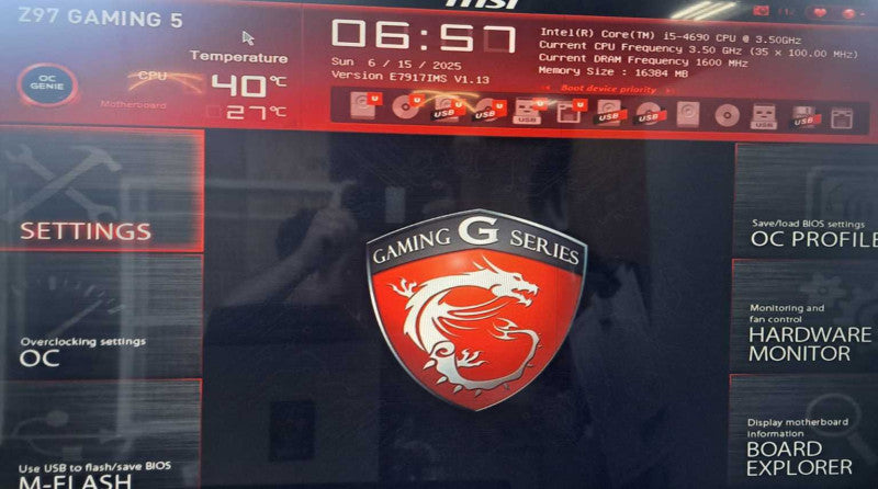 Custom MSI PC i5-4690 CPU|16GB DDR3| RAM|GTX 960| No HDD