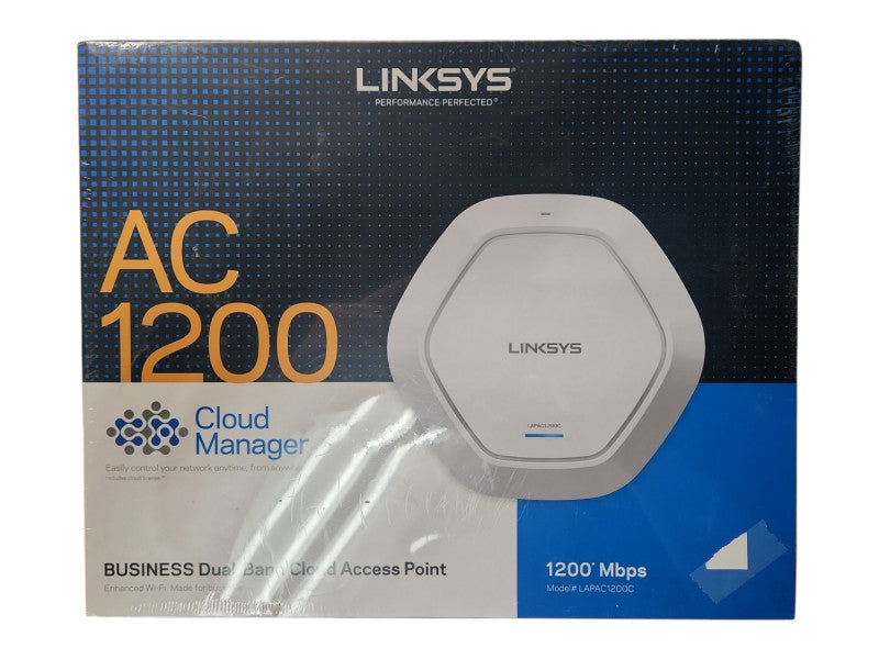 *SEALED* Linksys LAPAC1200C AC1200 Dual-Band 2.4 - 5GHz Wireless Cloud Access Point