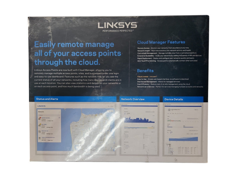 *SEALED* Linksys LAPAC1200C AC1200 Dual-Band 2.4 - 5GHz Wireless Cloud Access Point