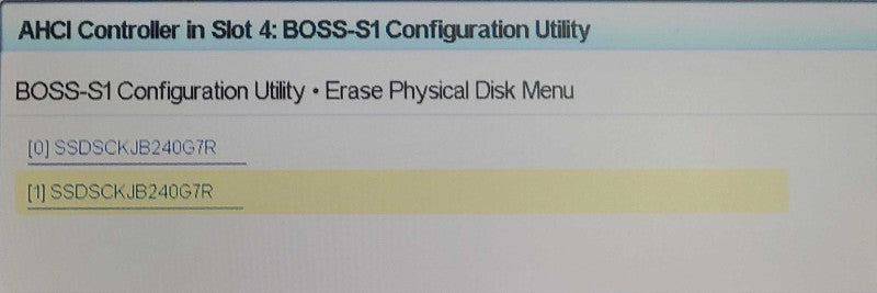 Dell Boss-S1 M.2 2280 PCIe Storage Controller 2x 240GB SSD P/N: 0JV70F