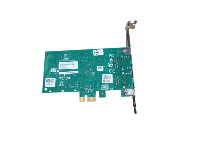 Dell 00FCGN Dual Port 1GB PCIe Full Height Ethernet Adapter