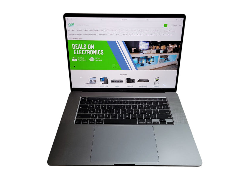 Apple MacBook Pro A2141 16" 2019 | 8-Core i9-9980HK @2.4GHz 64GB SSD 512GB SSD - READ