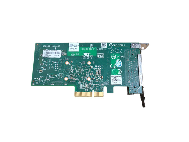 Dell Broadcom BCM5719 Quad-port PCIe Gigabit Ethernet Network Card 0TMGR6