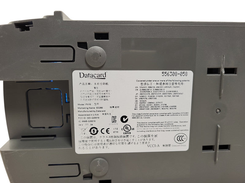 DATACARD PX10 SD260 THERMAL ID CARD PRINTER READ Q$