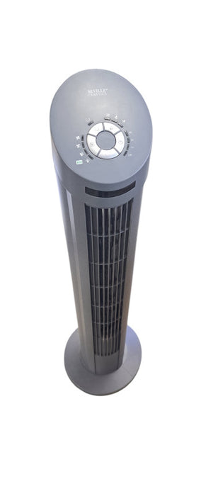 Seville Classics Slim Oscillating Tower Fan W/ Remote