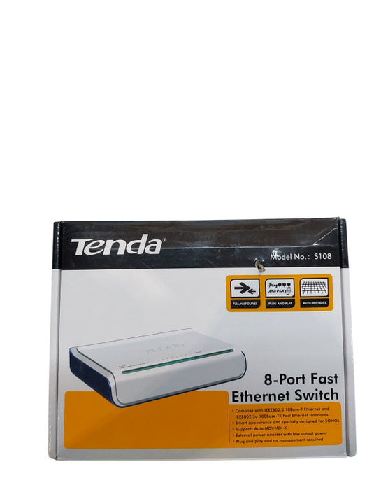 Tenda Network S108 8-Port Fast Ethernet Switch