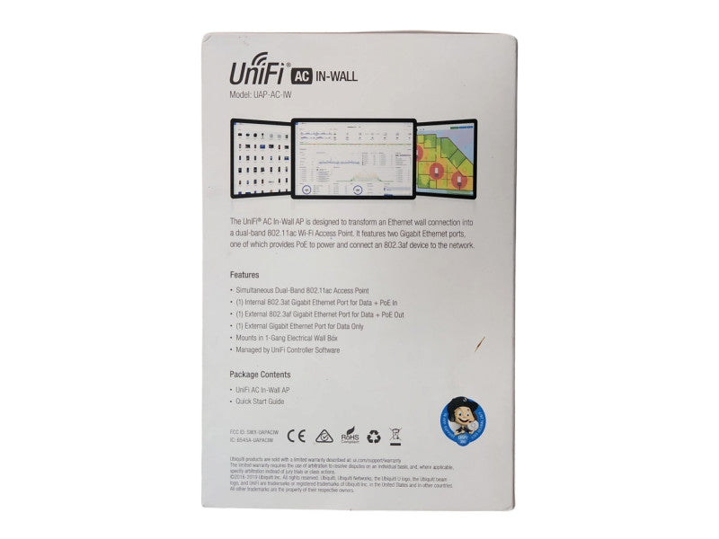 *OPEN BOX* Ubiquiti UniFi UAP-AC-IW In-Wall Dual-Band Access Point