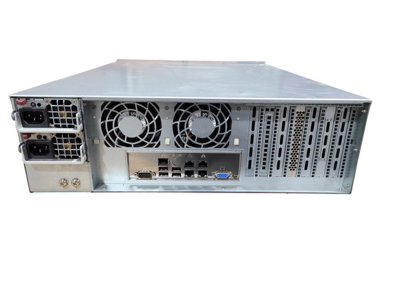 Supermicro CSE-936 - 2x Xeon E5-2680 0, 64GB DDR3, SAS 9260-16i, 2x 900W