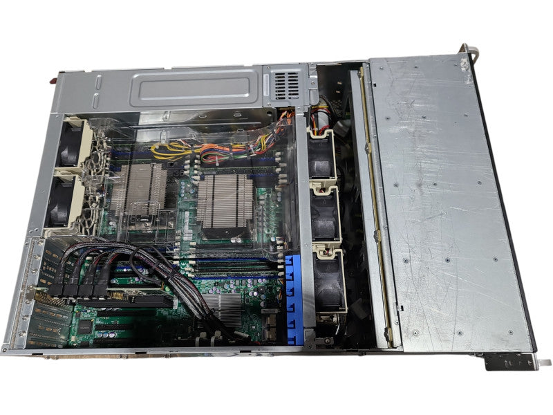 Supermicro CSE-936 - 2x Xeon E5-2680 0, 64GB DDR3, SAS 9260-16i, 2x 900W