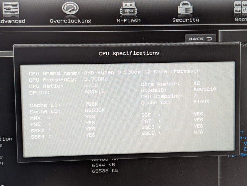 MSI X370 Gaming PRO Carbon AMD Ryzen 9 5900X 32GB RAM & 256GB NVMe Combo  -