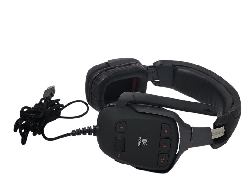 Logitech G35 7.1 Surround Sound Gaming Headset Over-ear w/Microphone Wired  Q_