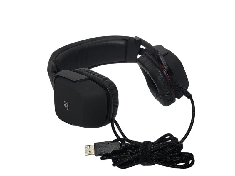 Logitech G35 7.1 Surround Sound Gaming Headset Over-ear w/Microphone Wired  Q_