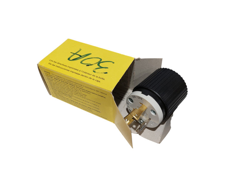 Hubbell HBL2311 Insulgrip Twist Lock Plug 30A 125V 2 Pole 3 Wire Grounding  Q=