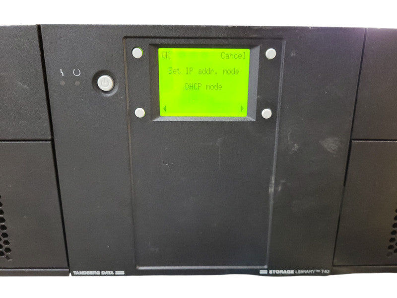 Tandberg Data StorageLibrary T40 Xpand Bare Black TD w/ 7225 AQ288G#350 $