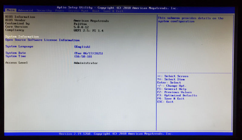 Fujitsu Primergy TX2550 M4 2x Xeon Silver 4110 128GB DDR4 EP400i - No HDD