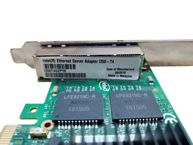 Intel I350-T4 Quad-port Gigabit NIC PCIe x4 Network Adapter