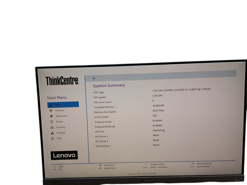 Lenovo ThinkCentre M70q Micro Gen 2  i5 - 11400T @ 1.30GHz 16GB DDR4 Ram θ
