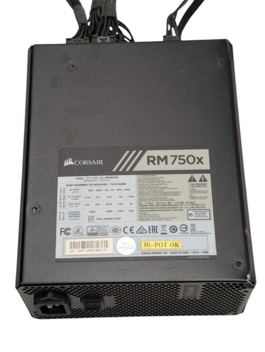 Corsair RM 750x Fully Modular 750W Computer Power Supply PSU RPS0016 -