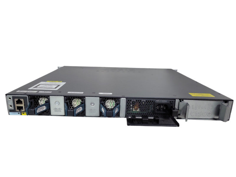 Cisco WS-C3650-24PS-L, 24 Port PoE+ Gigabit Switch + 1x PSU & 4X1G !