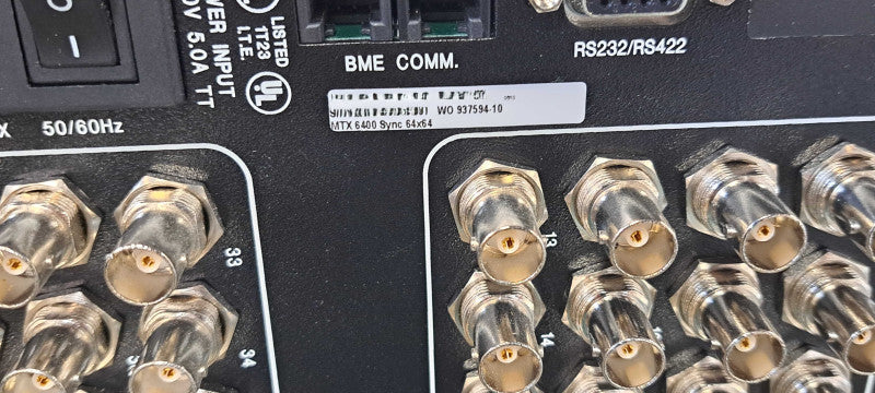 Extron Matrix 6400 Sync RGBHV Video Matrix Switcher