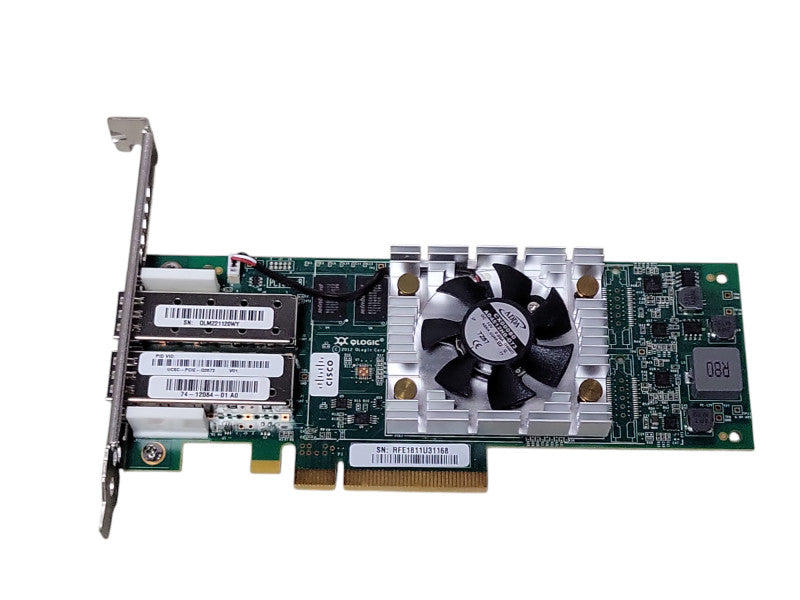 Cisco QLE2672-CSC Dual-Port 16Gbps Fibre Channel PCI-e Adapter, FH Bracket _