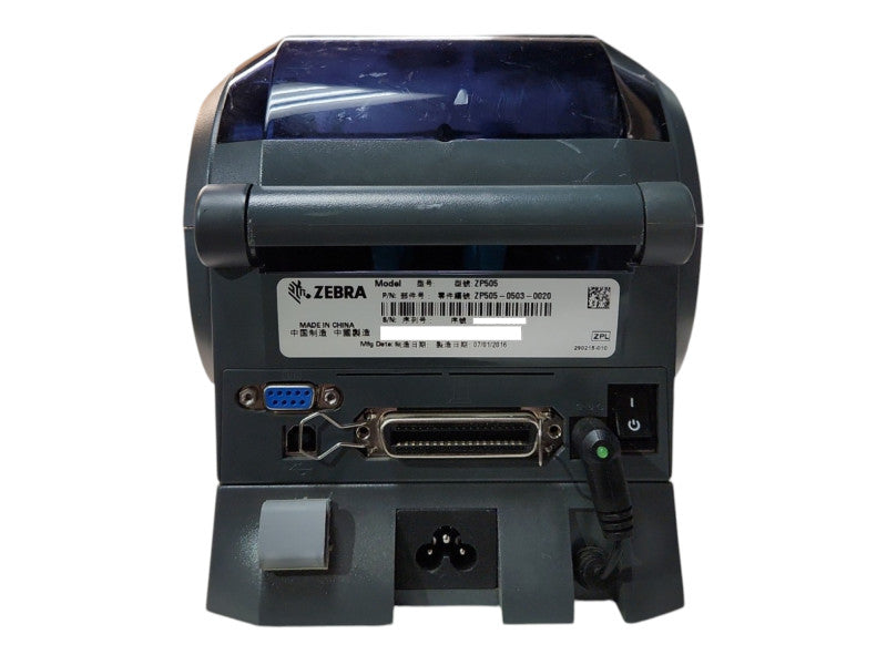 Zebra ZP505 Thermal Label Printer w/ Power Supply Base ZP505-0503-0020