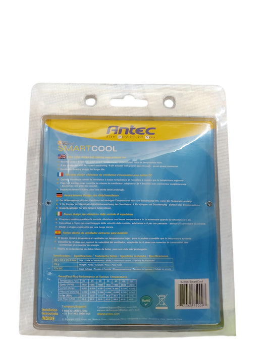 Antec 92mm SmartCool Thermally-Controlled Variable Speed Case Fan