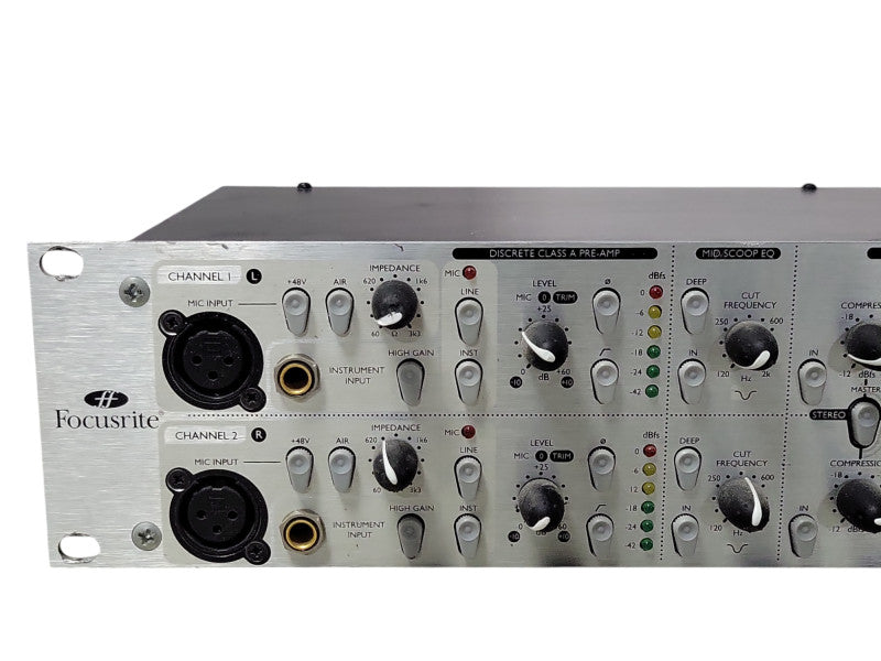 Focusrite Platinum Twintrak Pro Preamp/Channel Strip, READ _
