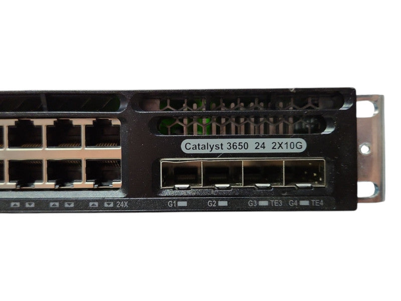 Cisco Catalyst WS-C3650-24TD-L 2x10G Uplink Ports Switch 2x PSU
