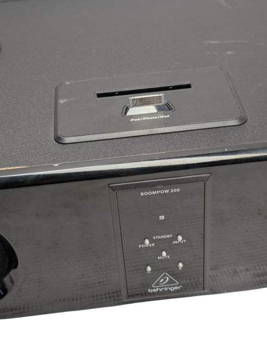 Behringer BoomPow 200 Speaker Dock for iPod with Subwoofer READ  -
