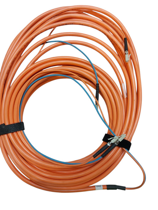 LC-LC Duplex 50/125 OM2 Multimode Fiber Patch Cable Orange Optic 42 FT