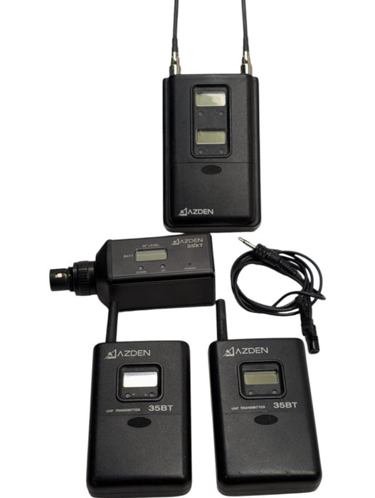 AZDEN Wireless Microphone Receiver and Transmitter Setup -