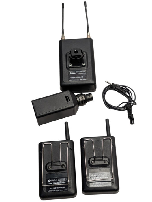 AZDEN Wireless Microphone Receiver and Transmitter Setup -