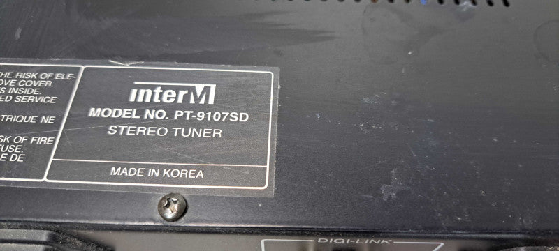 INTERM PT-9107SD STEREO TUNER