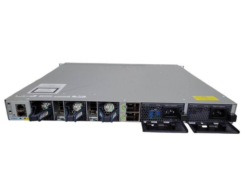 Cisco WS-C3850-24T-E V04 | 24-Port Gigabit Switch, w/ C3850-NM-2-10G 2x PS !