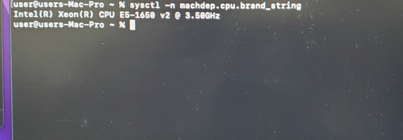 Apple Mac Pro 2013 A1481- Xeon E5-1650 v2 16GB RAM 256GB SSD 2xD500