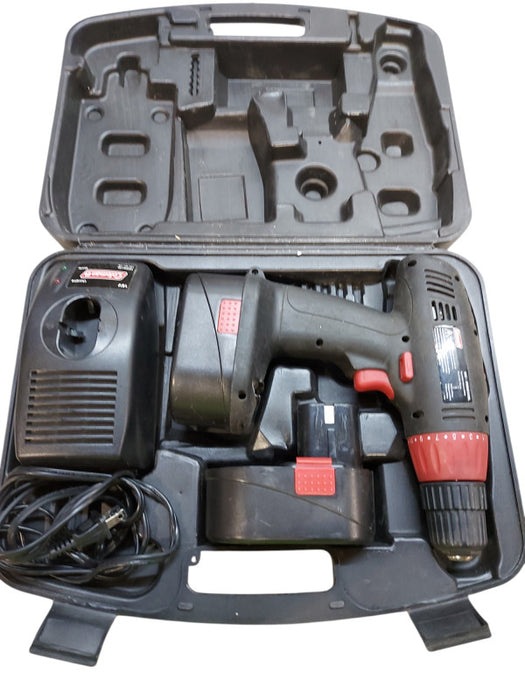 Coleman 3/8" Cordless 18v Drill PMD8133XL W/charger 2 Batteries Case