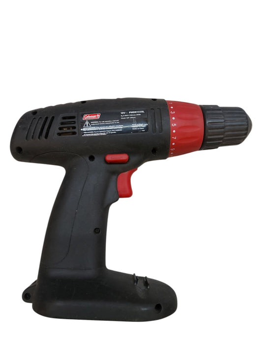 Coleman 3/8" Cordless 18v Drill PMD8133XL W/charger 2 Batteries Case