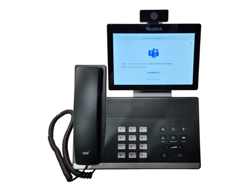 Yealink Flagship Smart Video VoIP Phone Model VP59 w/ Camera Handset, Stand