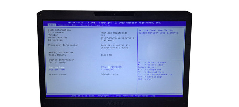 ASUS ROG G75VW|i7-3630QM CPU|GTX 660M|16GB RAM DDR3|240GB SSD  BudLap