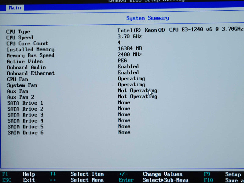 Lenovo ThinKStation P320 Xeon E3-1240v6 3.70GHz 16GB DDR4, N720-1GD GPU _