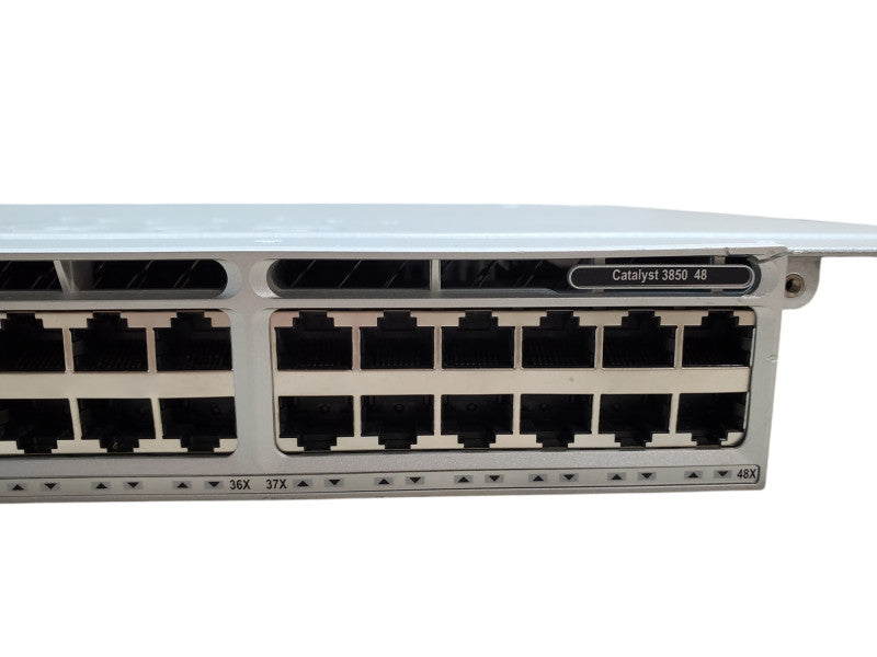 Cisco WS-C3850-48T-E, 48 Port Managed Network Switch, 2x 350w PSU