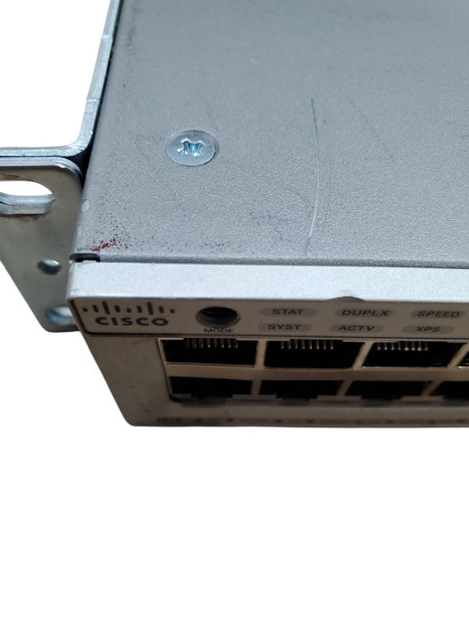 Cisco WS-C3850-48T-E, 48 Port Managed Network Switch, 2x 350w PSU