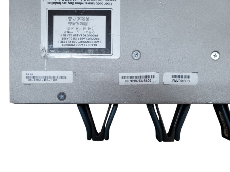 Cisco WS-C3850-48T-E, 48 Port Managed Network Switch, 2x 350w PSU