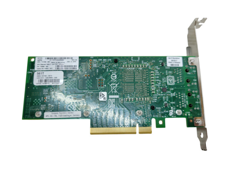 HP 561T 10GB Dual Port RJ-45 Network Adapter Half Height 716589-002 717708- Q%