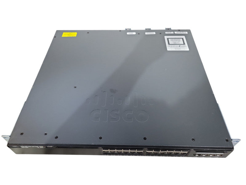 Cisco WS-C3650-24PS-E | 24-Port Gigabit PoE+ Switch | 4x SFP 2x PSU !