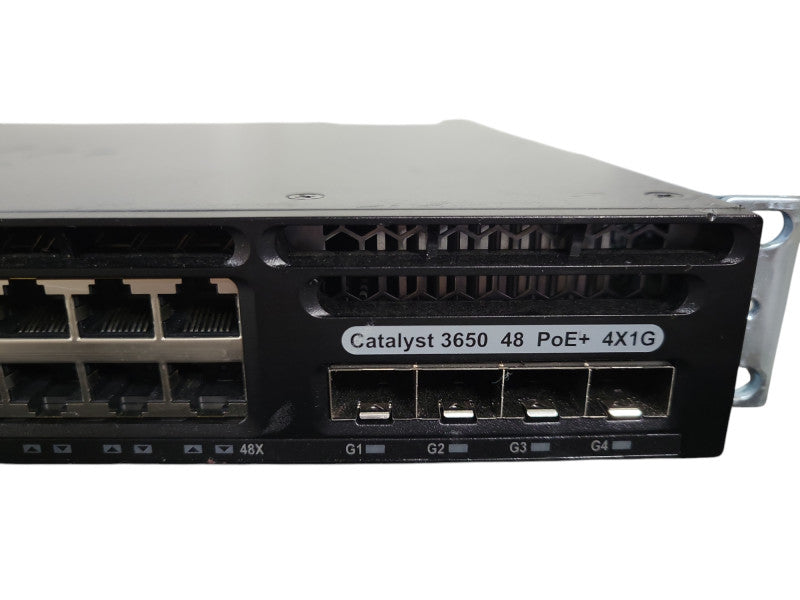 Cisco WS-C3650-48PS-E V02 | 48-Port Gigabit PoE+ Switch w/ 4x 1G SFP !