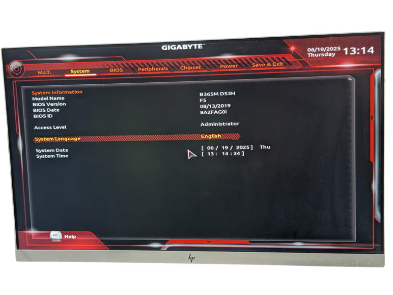 GIGABYTE B365M DS3H Intel Core i3-9100F 16GB RAM Combo  -